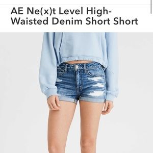 AE High Waisted Next Level Denim Shorts!